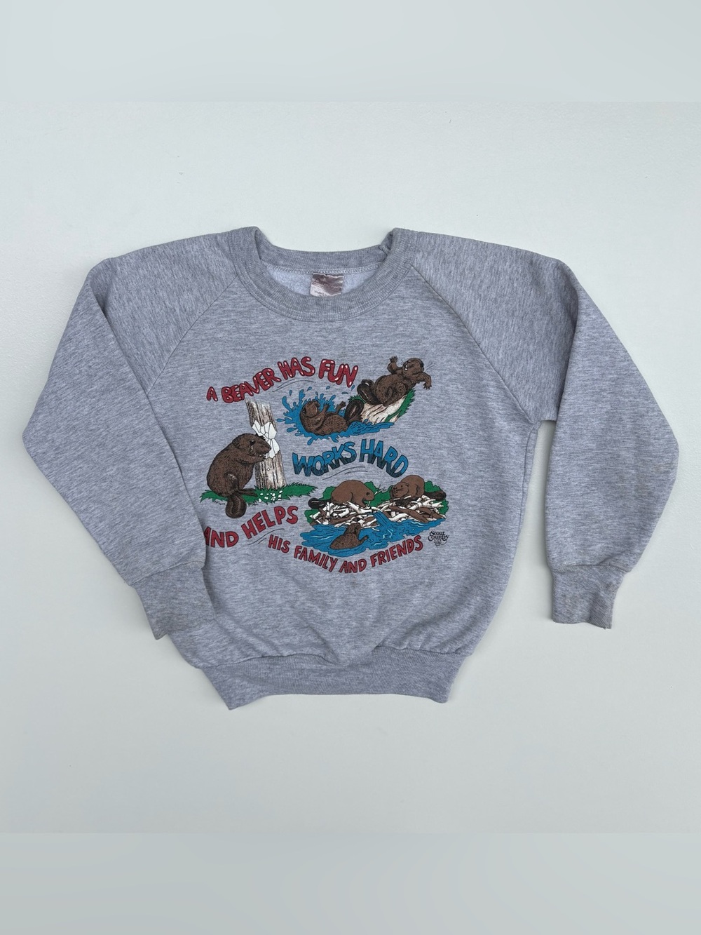 Vintage Wildlife Sweater - Size APPROX 6/7